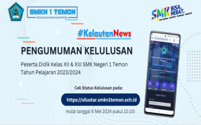 Pengumuman Kelulusan SMKN 1 Temon Tahun 2024