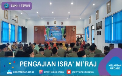 Peringati Isra' Mi'raj, SMKN 1 Temon Gelar Pengajian dan Doa Bersama