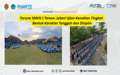 Taruna SMKN 1 Temon Jalani Ujian Kenaikan Tingkat: Bentuk Karakter Tangguh dan Disiplin