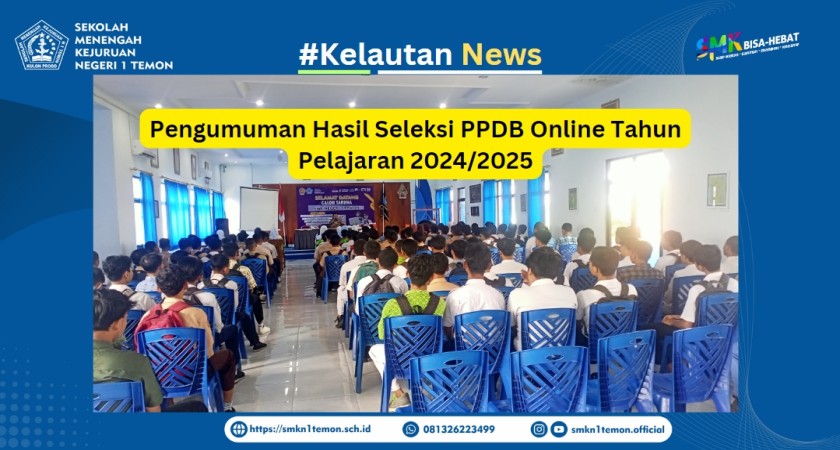Gambar Utama untuk: Pengumuman Hasil Seleksi PPDB Online Tahun Pelajaran 2024/2025