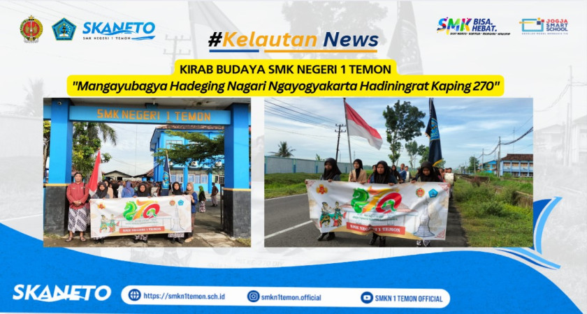 Gambar Utama untuk: Kirab Budaya SMK Negeri 1 Temon dalam Rangka Hadeging Nagari Ngayogyakarta Hadiningrat ke-270