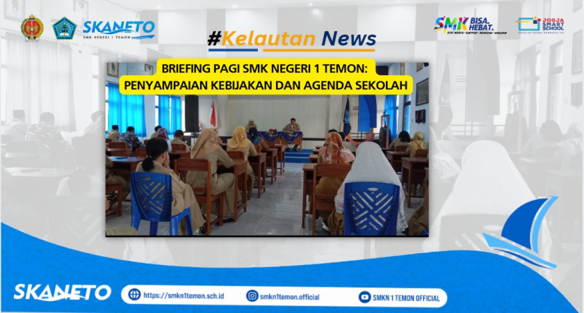 Gambar Utama untuk: Briefing Pagi SMK Negeri 1 Temon: Penyampaian Kebijakan dan Agenda Sekolah