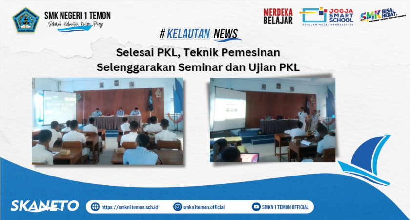 Gambar Utama untuk: Selesai PKL, Teknik Pemesinan Selenggarakan Seminar dan Ujian PKL