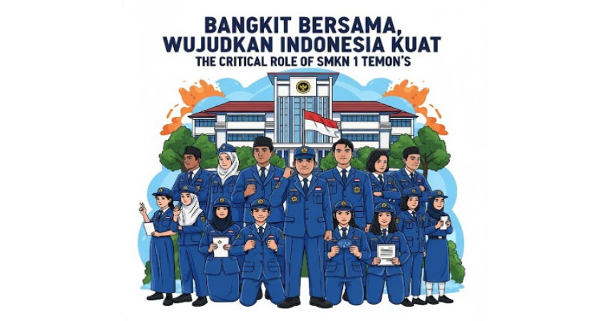Gambar Utama untuk: Bangkit Bersama, Wujudkan Indonesia Kuat: Peran Kritis Generasi Muda SMKN 1 Temon