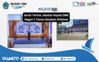 Serah Terima Jabatan Kepala SMK Negeri 1 Temon Berjalan Khidmat