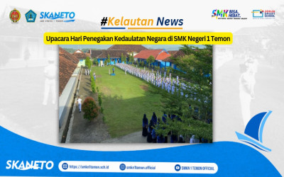 Upacara Hari Penegakan Kedaulatan Negara di SMK Negeri 1 Temon