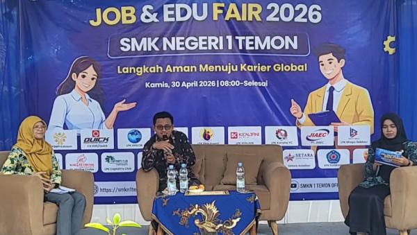 Langkah Nyata Cetak Lulusan Unggul, SMKN 1 Temon Sukses Gelar Job & Edu Fair 2026 Perdana