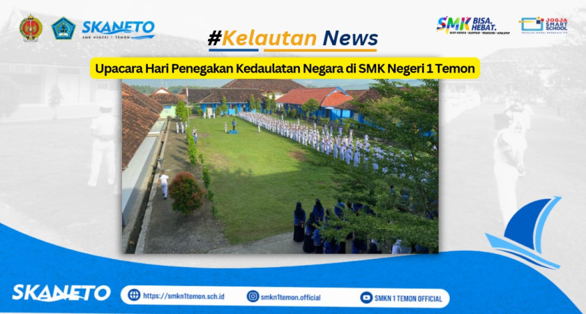 Gambar Utama untuk: Upacara Hari Penegakan Kedaulatan Negara di SMK Negeri 1 Temon