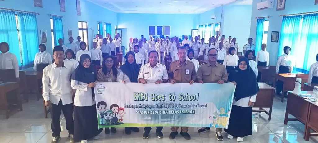 Tingkatkan Kesiapsiagaan, SMKN 1 Temon Jalin Kerja Sama Resmi dengan BMKG Sleman